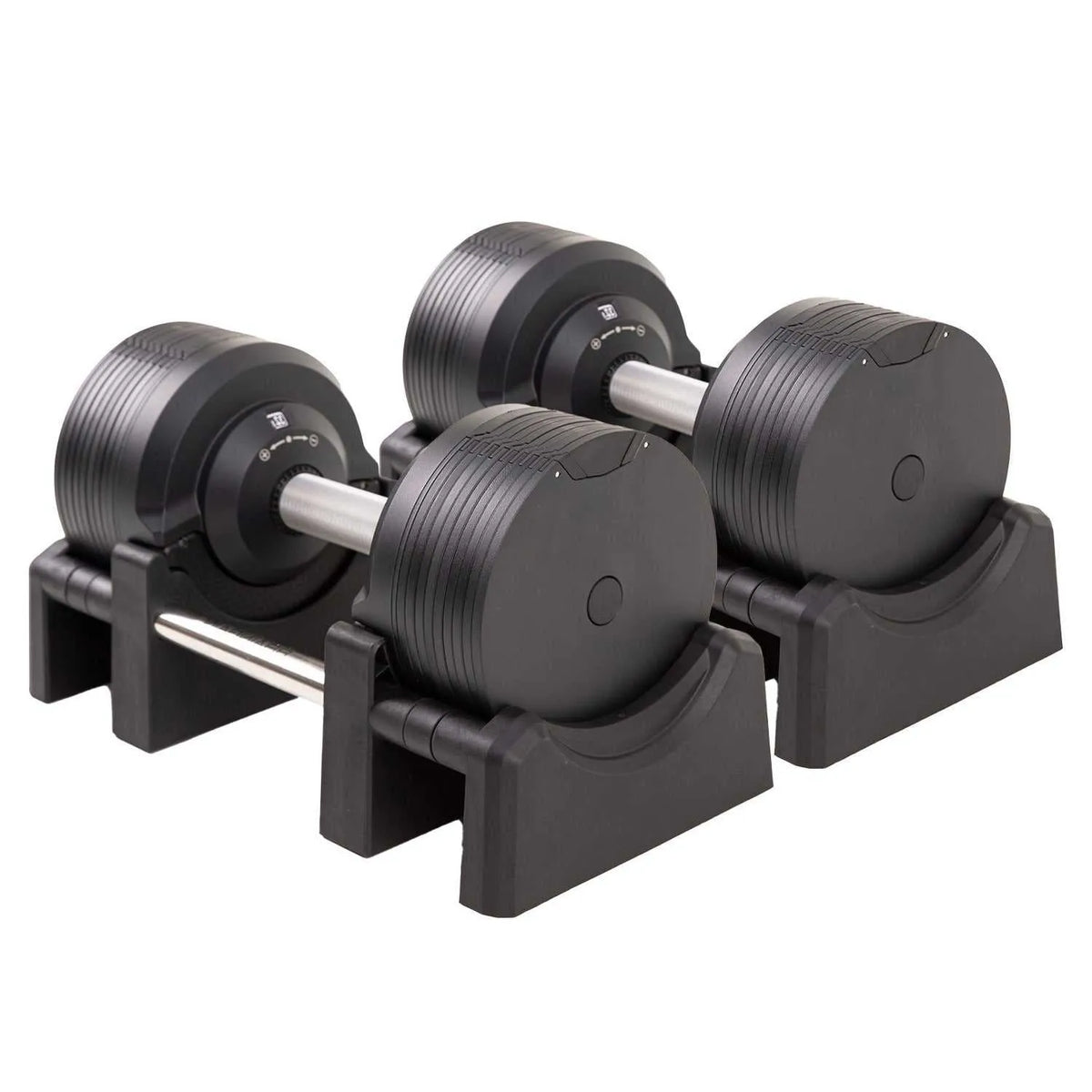 BrainGain SmartBells Pro 23.5 kg Adjustable Dumbbells - Black