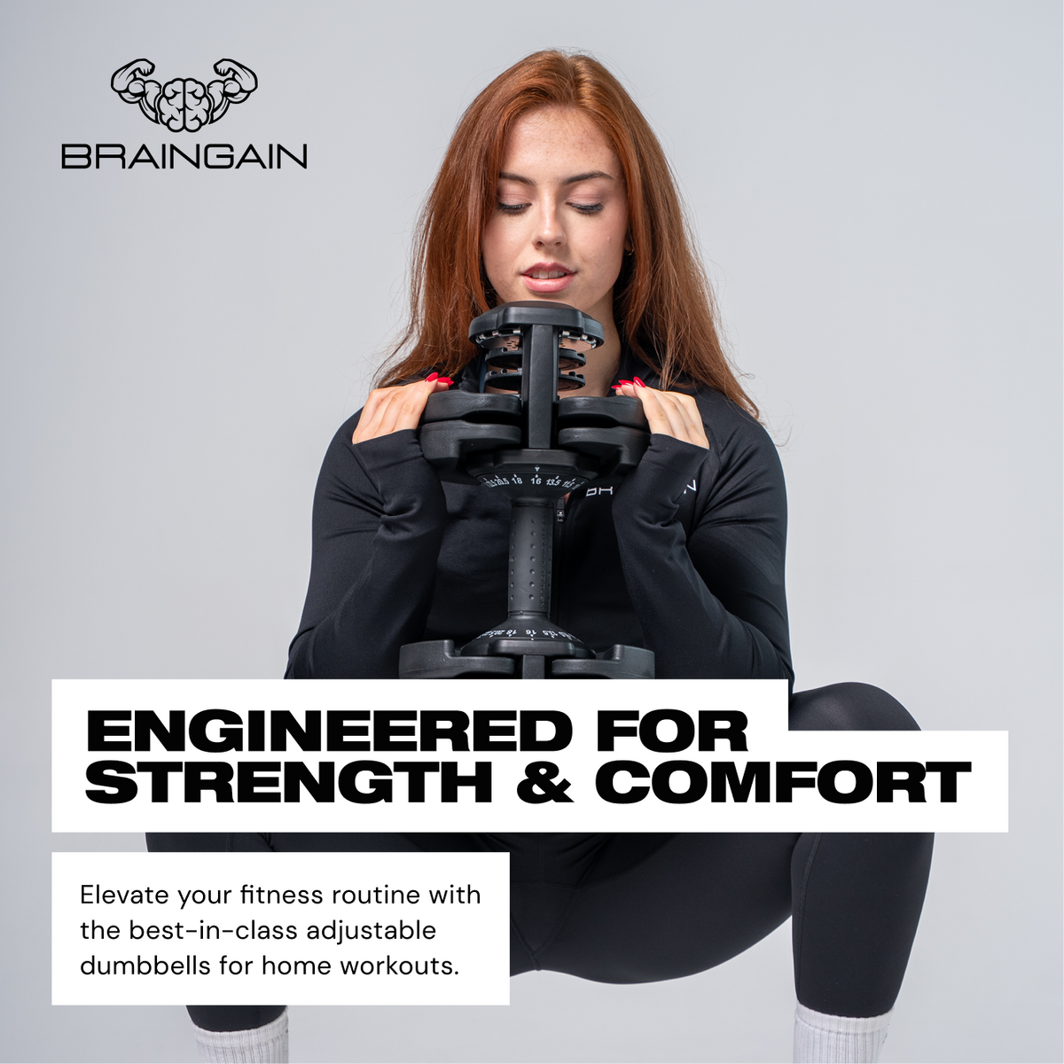 BrainGain SmartBells Evo 40 kg Adjustable Dumbbells - view 5