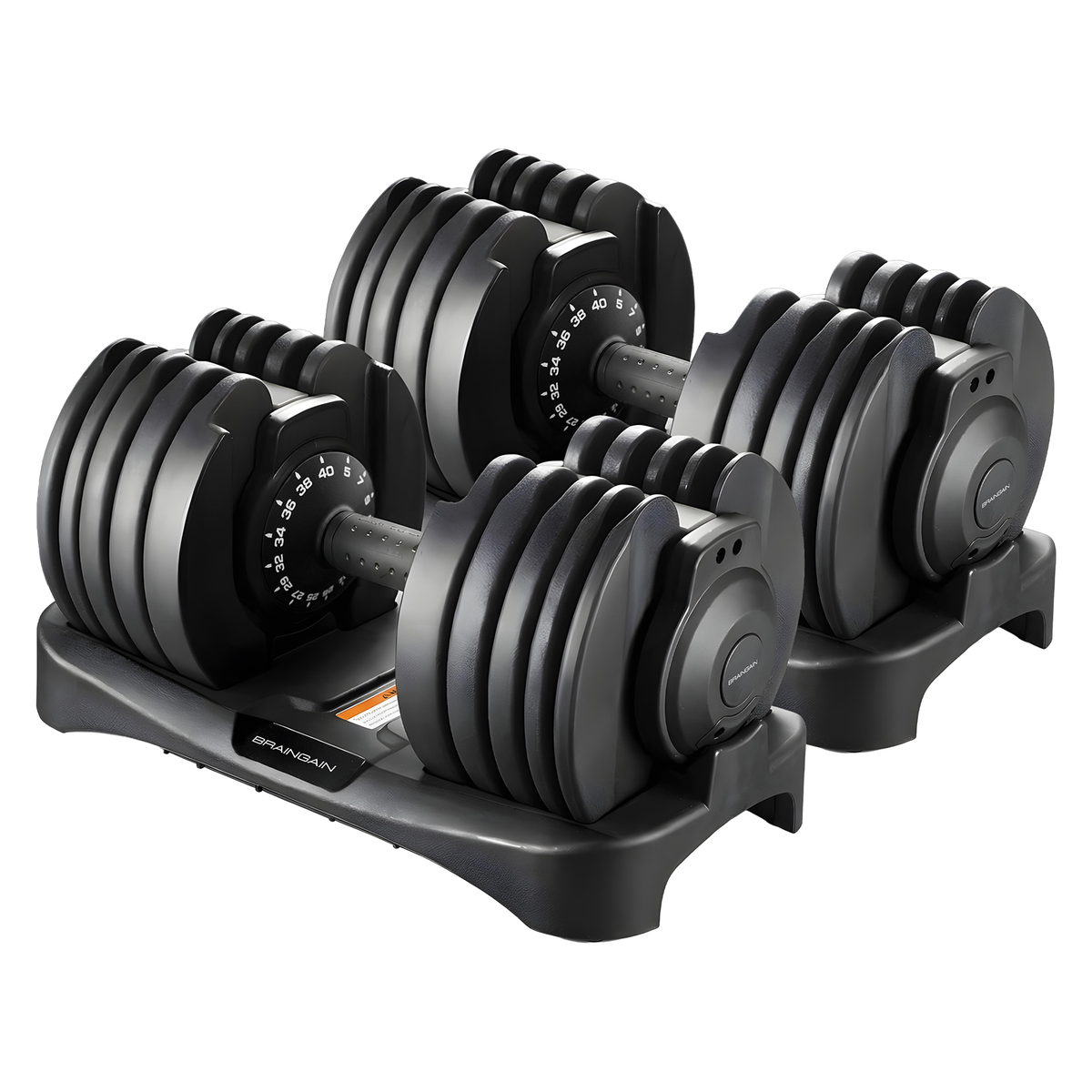 BrainGain SmartBells Evo 40 kg Adjustable Dumbbells