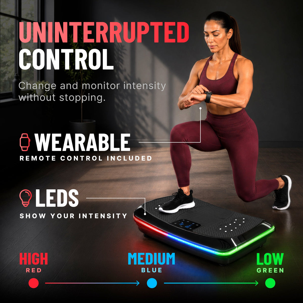 Bluefin 4D Triple Motor Vibration Plate - view 8