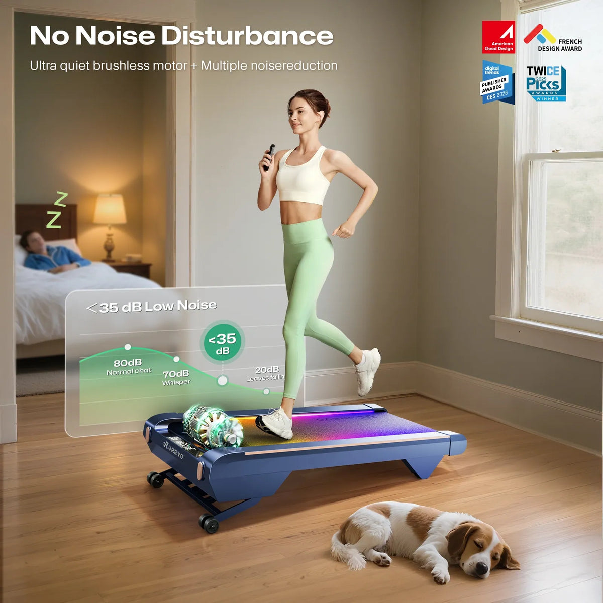 UREVO CyberPad Home Smart Treadmill - view 10