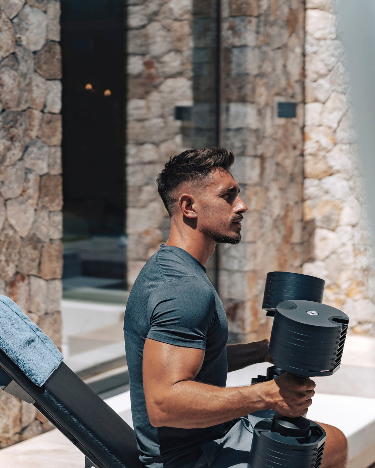 NÜOBELL 232 Adjustable Dumbbells - Black - view 8