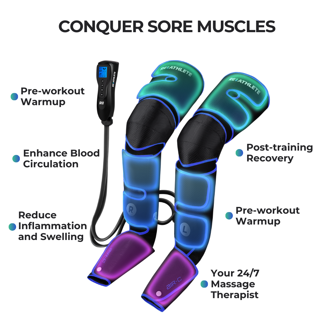 Reathlete Air-C Heat & Compression Leg Massager - view 6