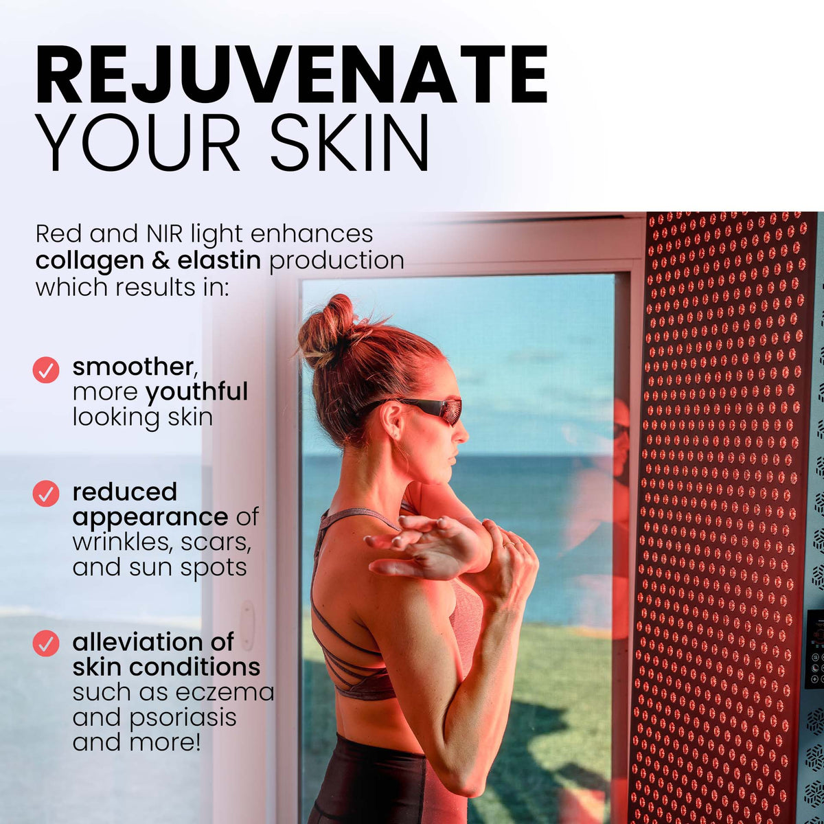 Hooga PRO750 Red Light Therapy Panel - view 3