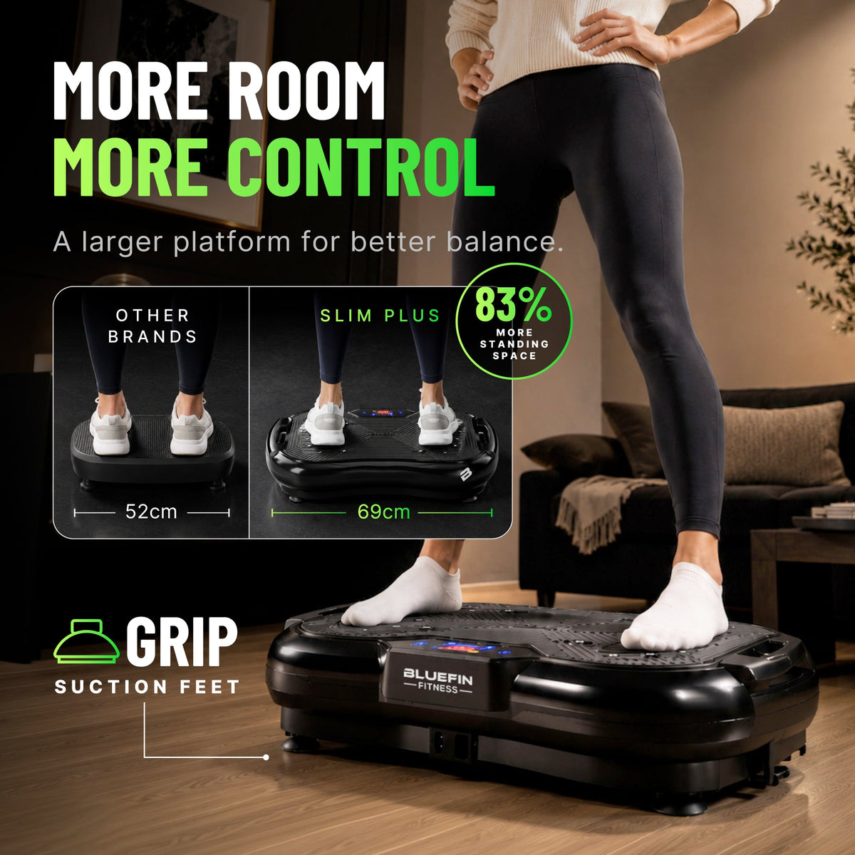 Bluefin Ultra Slim Plus Vibration Plate - view 4