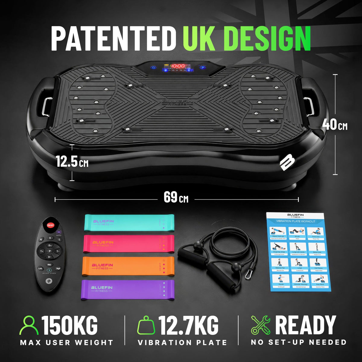 Bluefin Ultra Slim Plus Vibration Plate - view 9