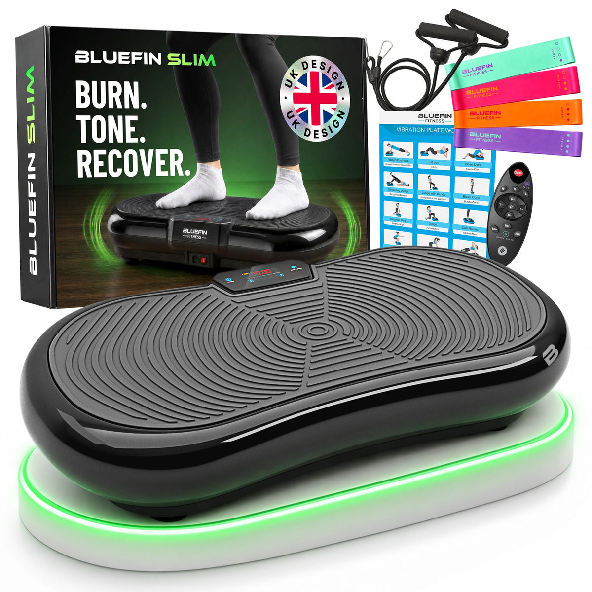 Bluefin Ultra Slim Compact Vibration Plate