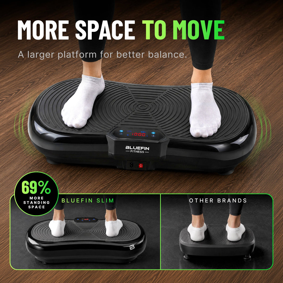Bluefin Ultra Slim Compact Vibration Plate - view 2