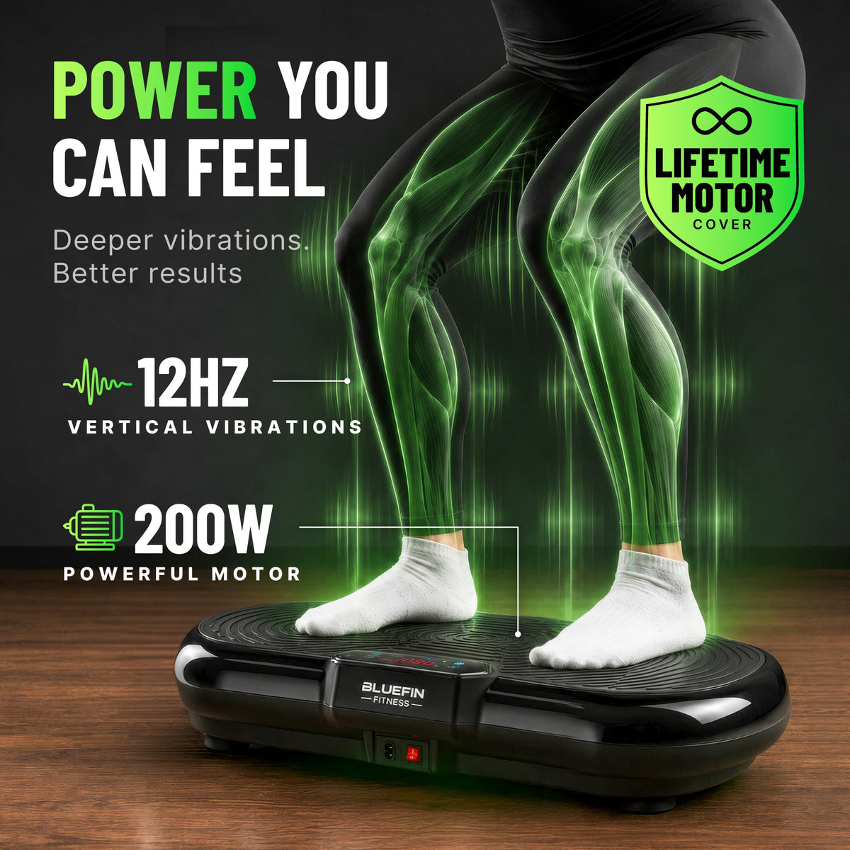 Bluefin Ultra Slim Compact Vibration Plate - view 5