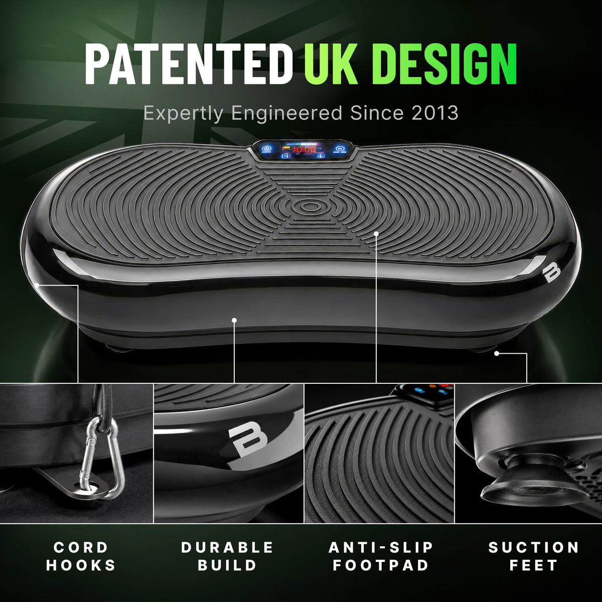 Bluefin Ultra Slim Compact Vibration Plate - view 7