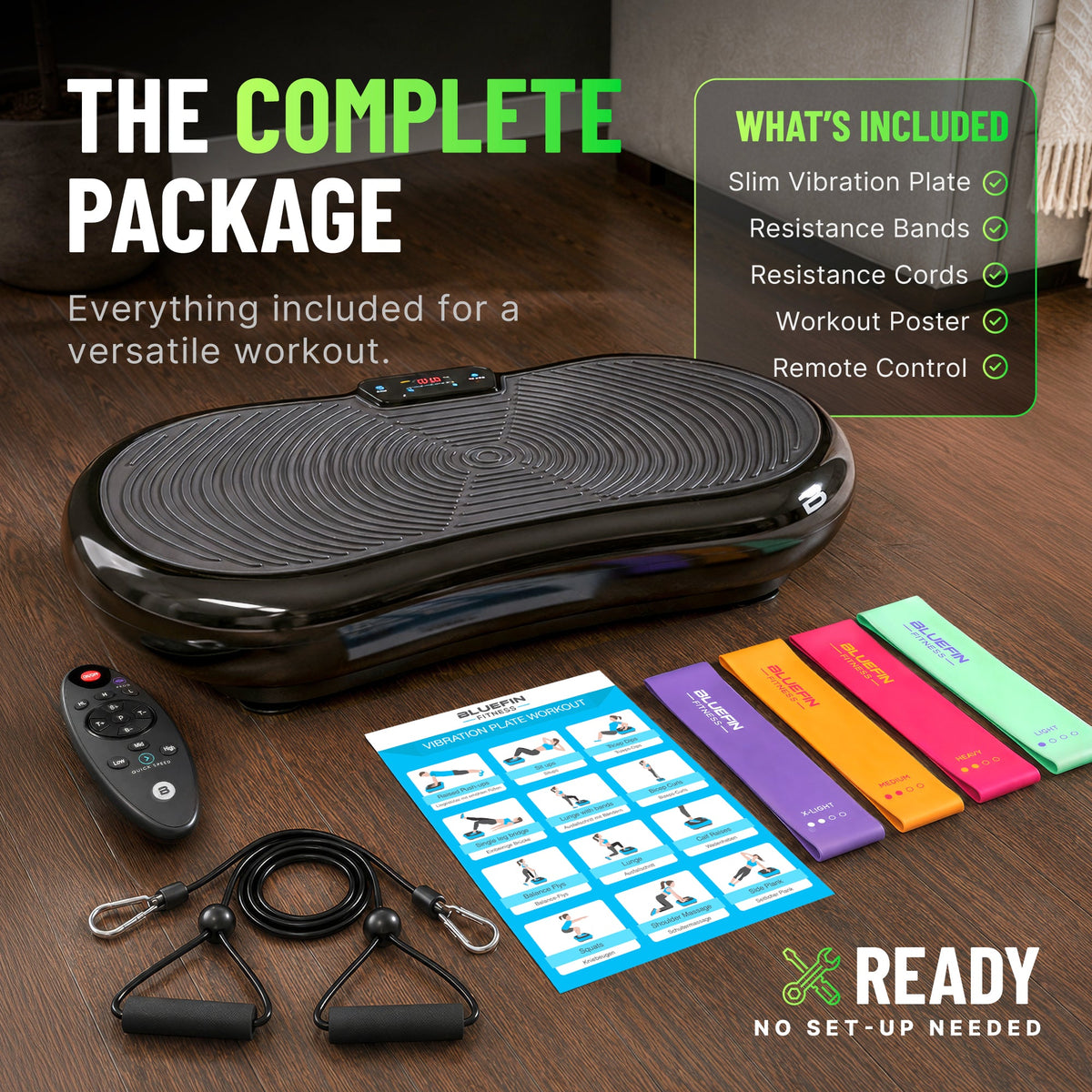 Bluefin Ultra Slim Compact Vibration Plate - view 9