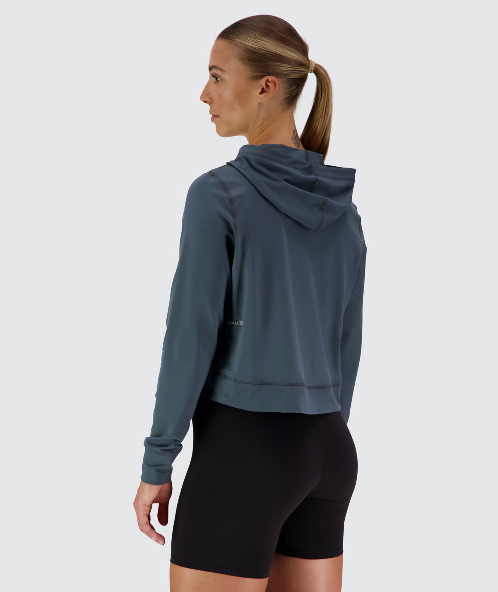 ComfyKnit Crop Hoodie