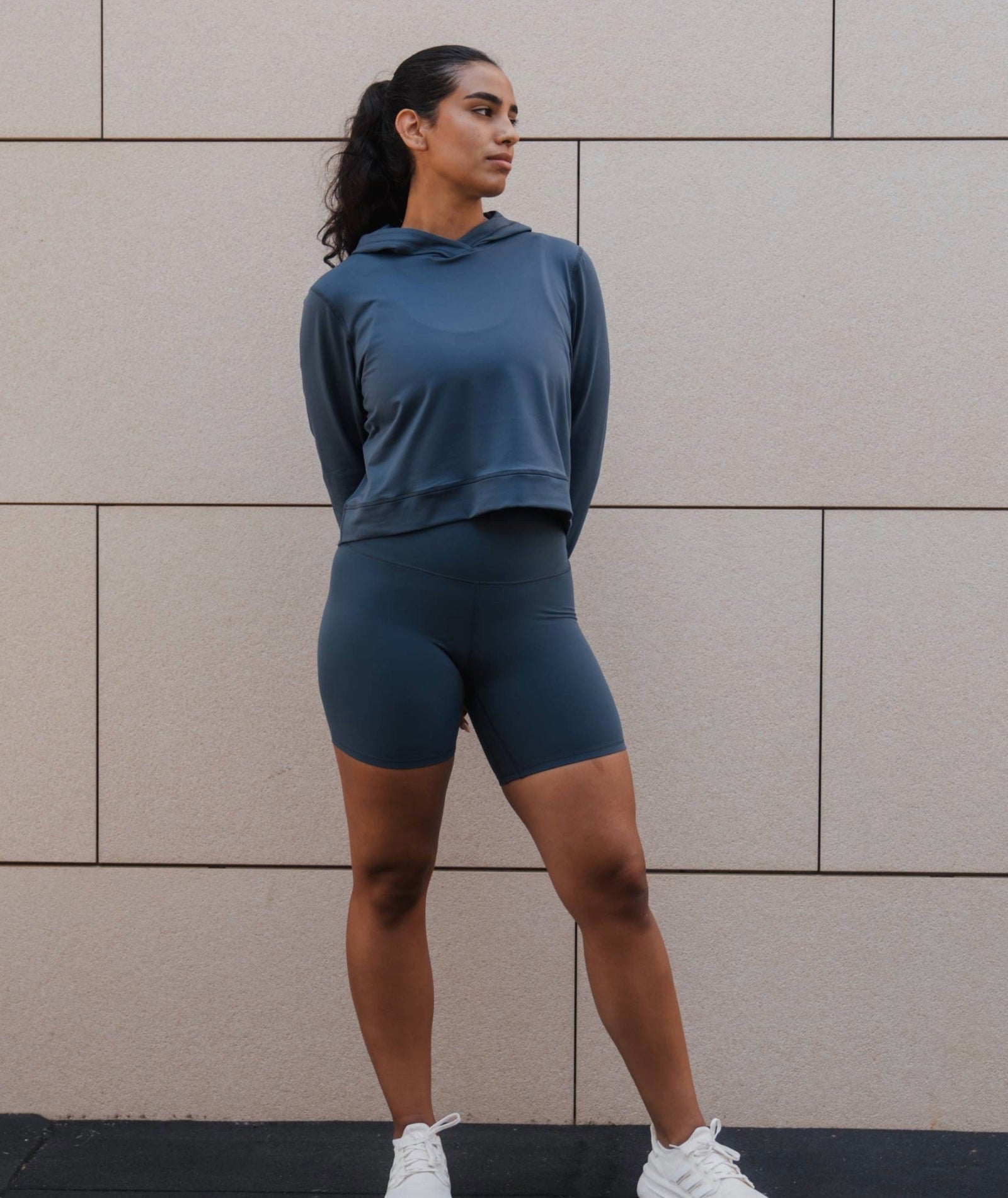 ComfyKnit Crop Hoodie