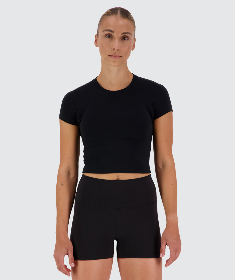 Cropped Short Sleeve