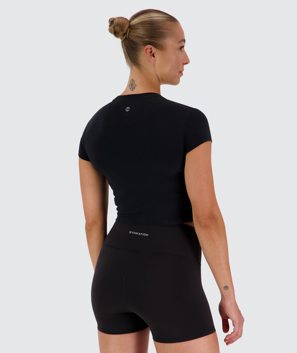 Cropped Short Sleeve