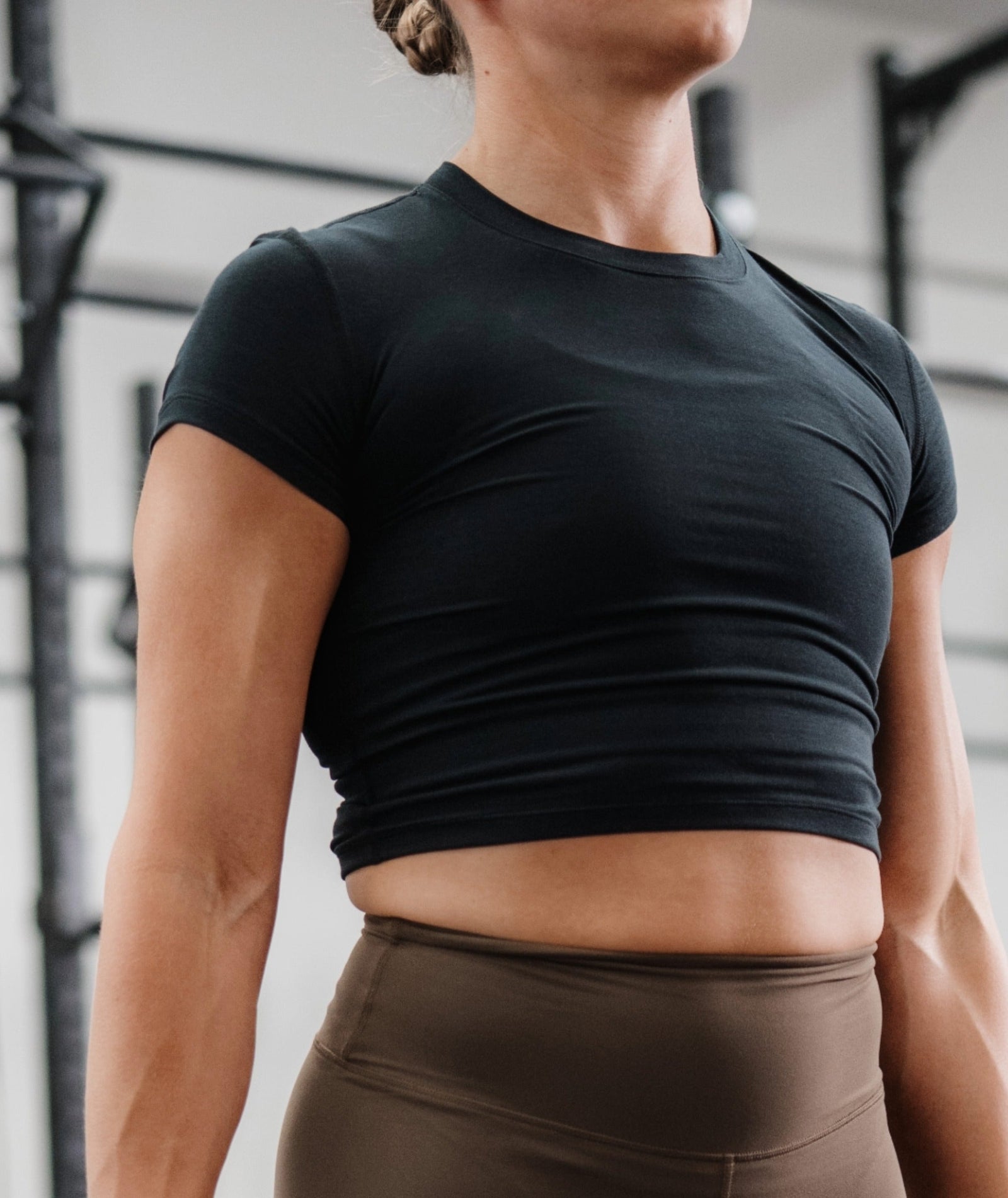 Cropped Short Sleeve