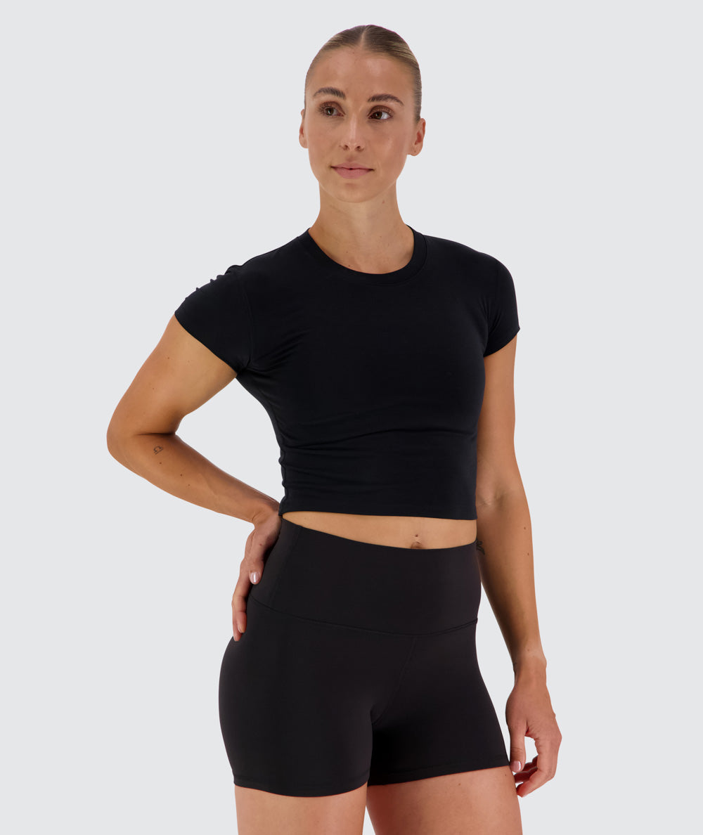 Cropped Short Sleeve
