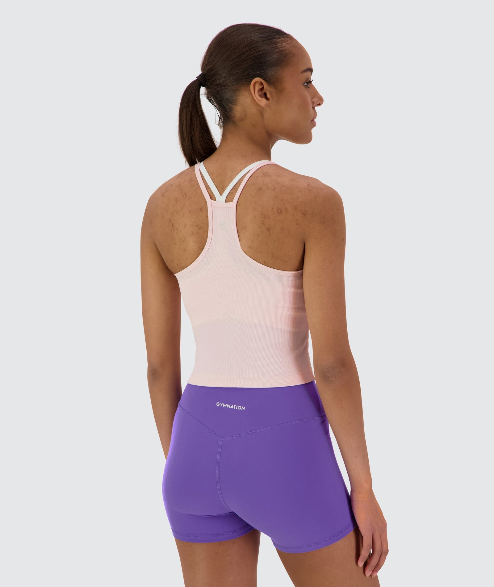 Strappy Ribbed Crop Top