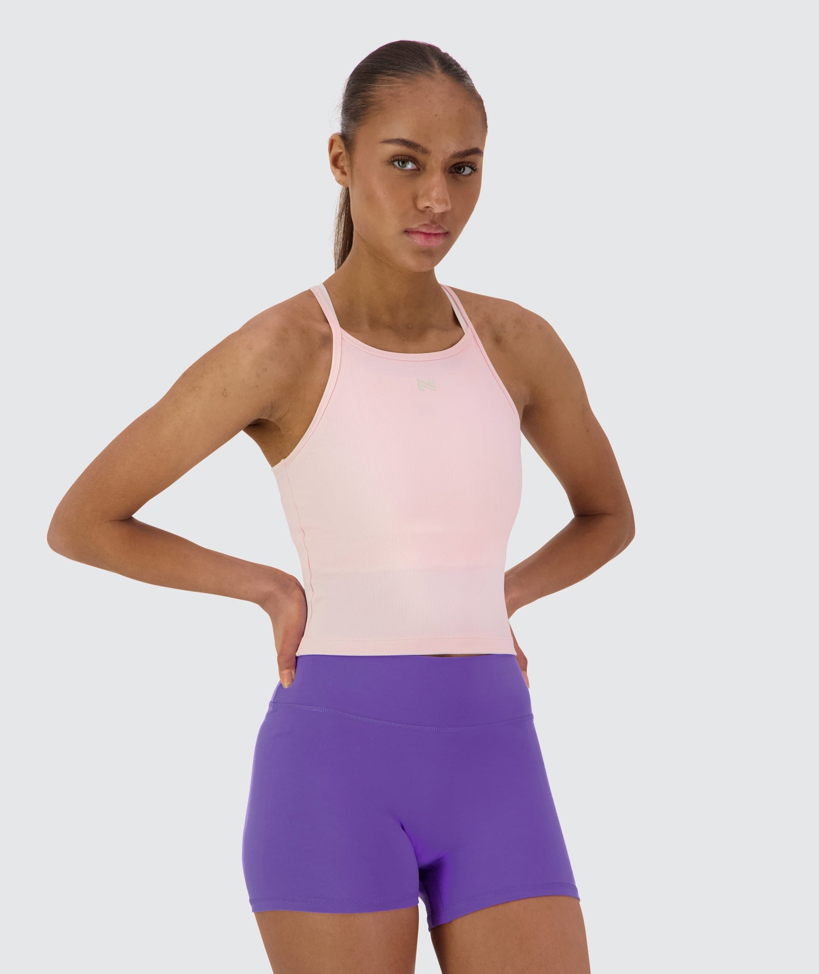 Strappy Ribbed Crop Top