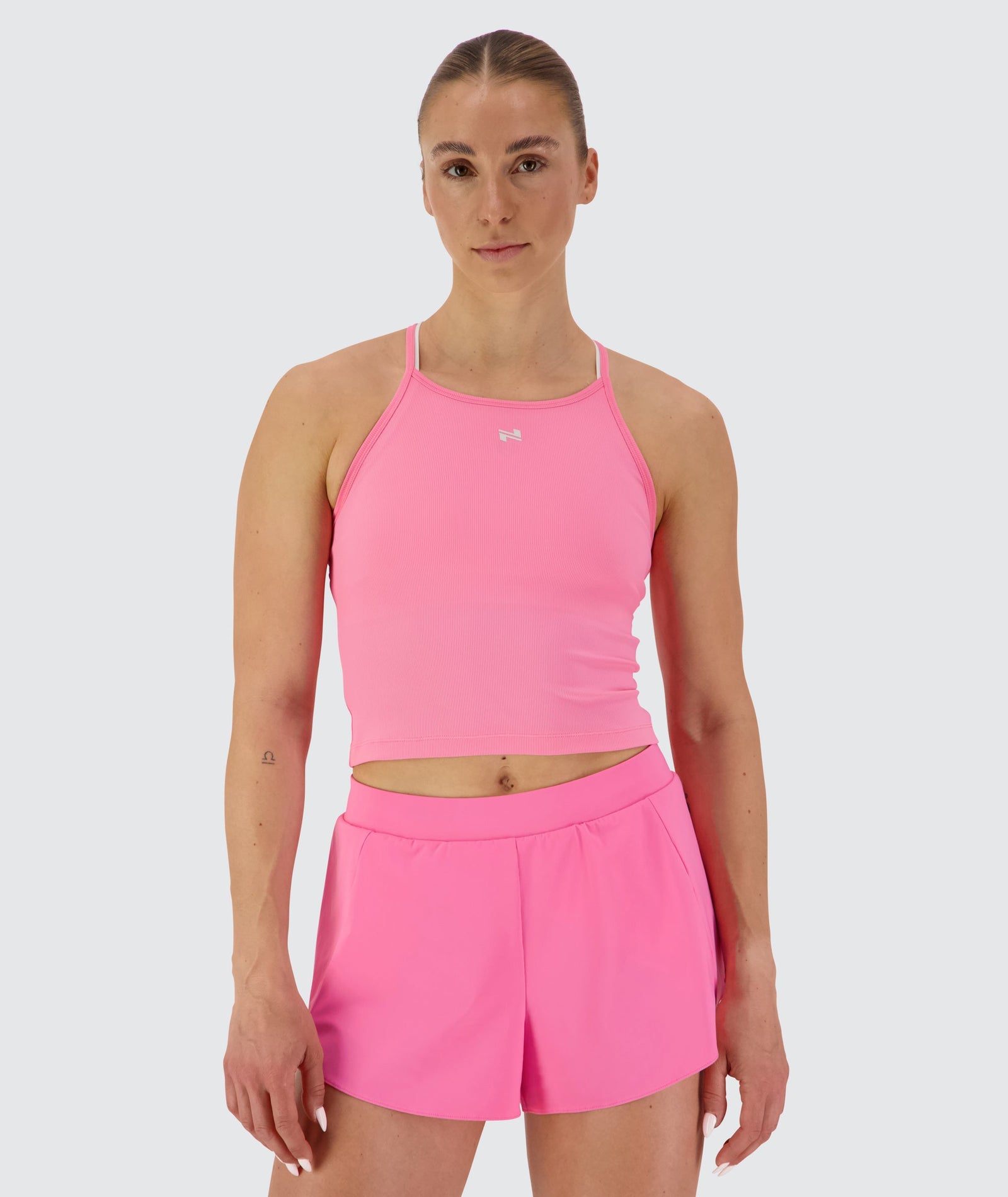 Strappy Ribbed Crop Top