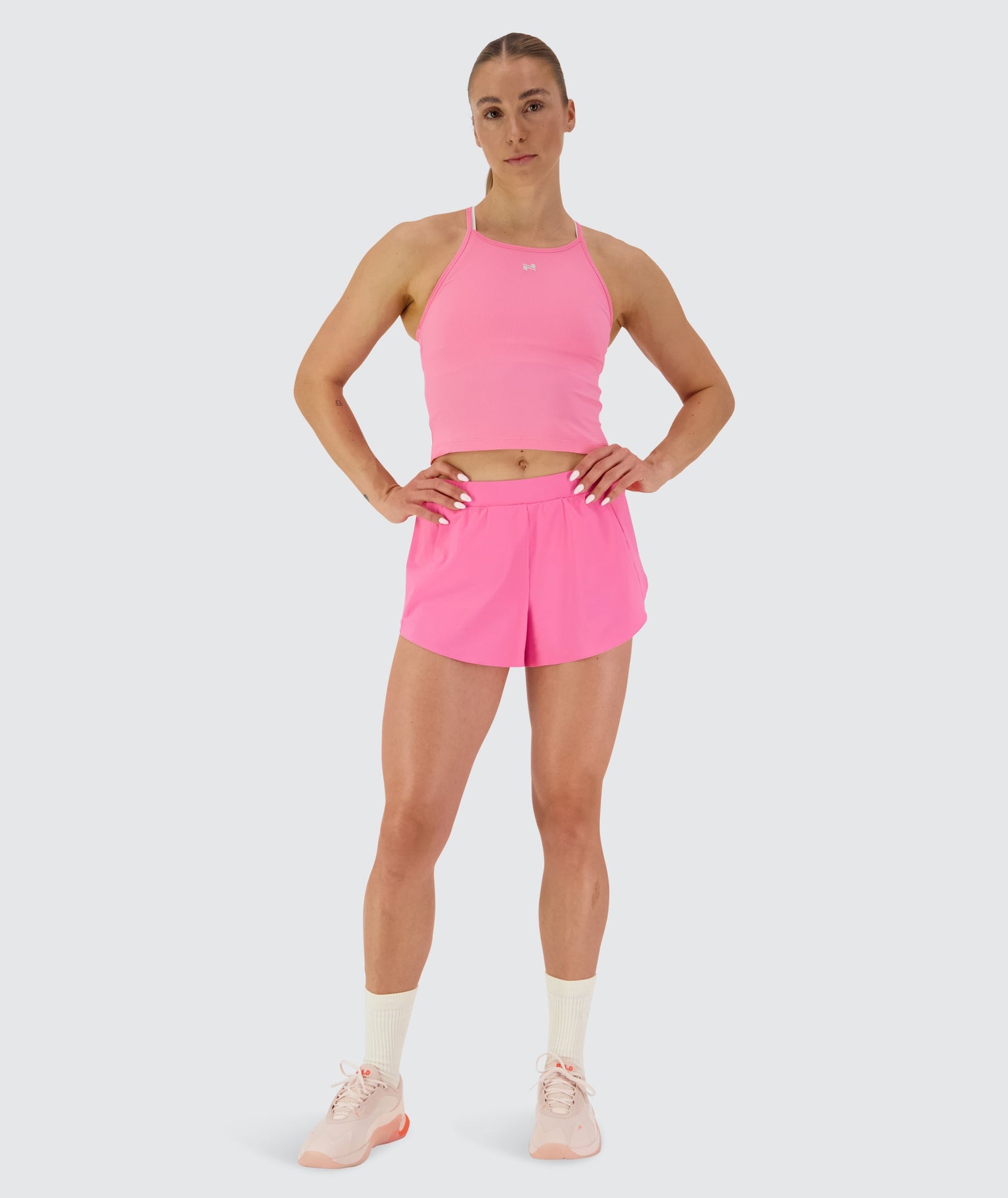 Strappy Ribbed Crop Top
