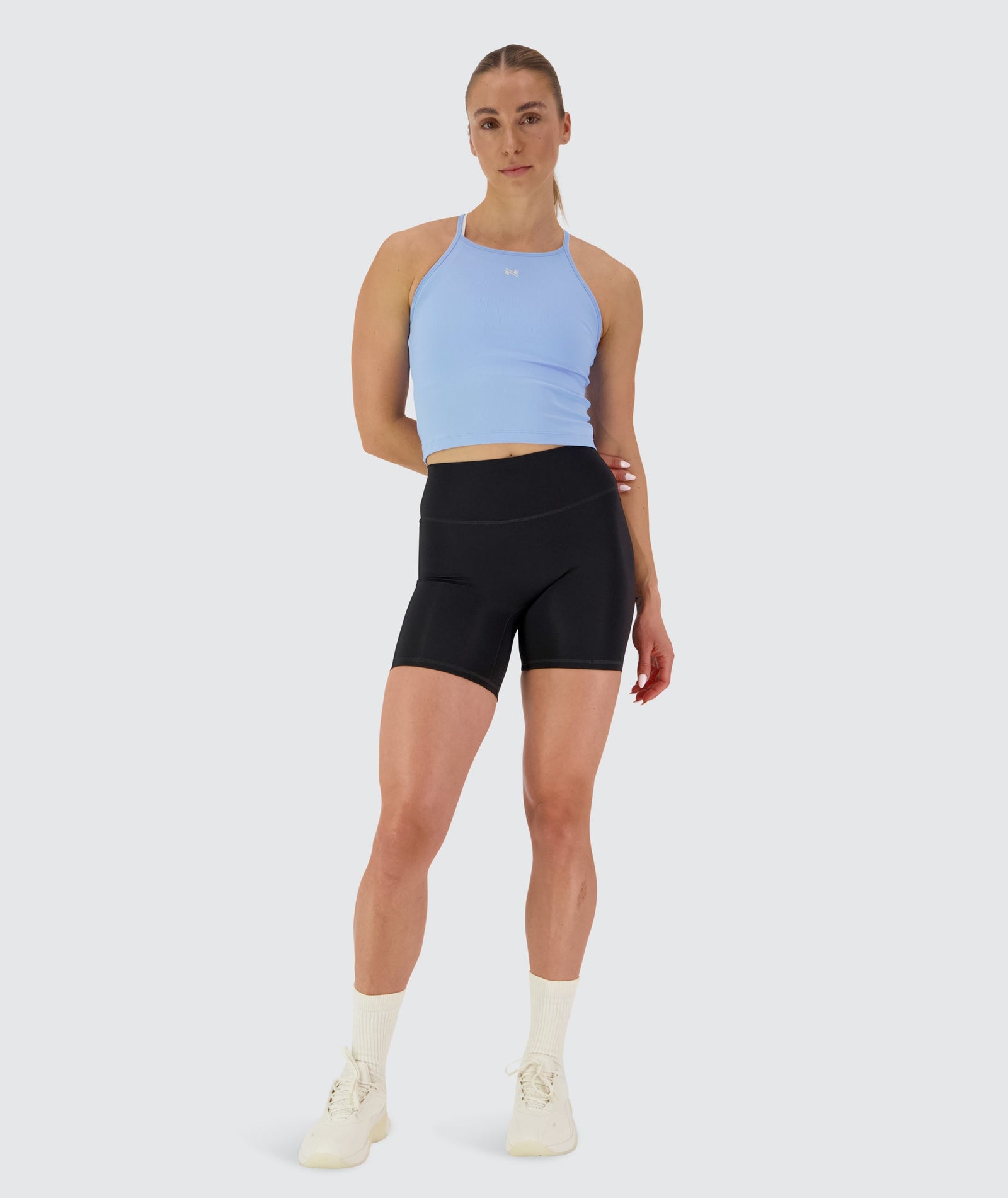 Strappy Ribbed Crop Top