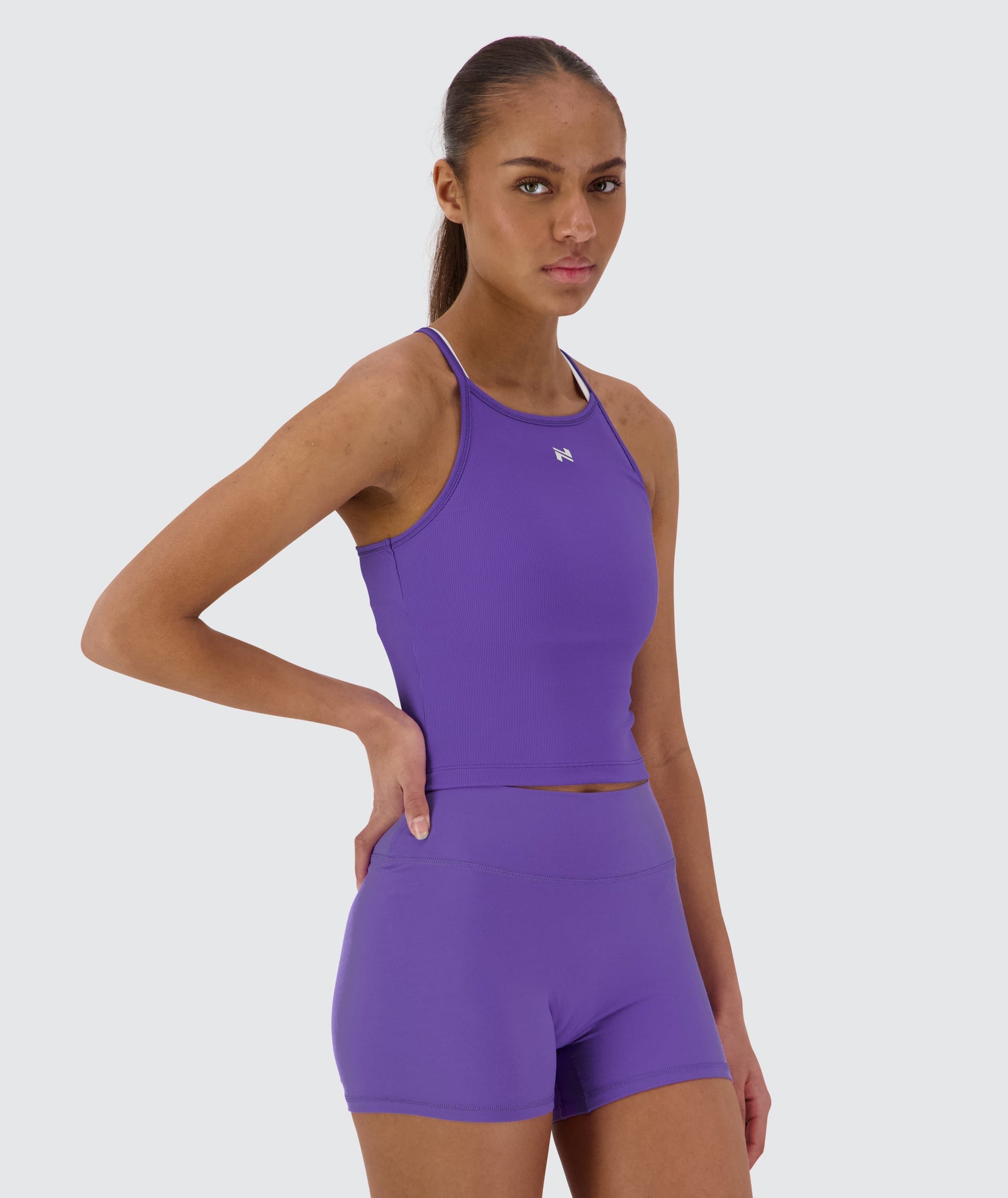 Strappy Ribbed Crop Top