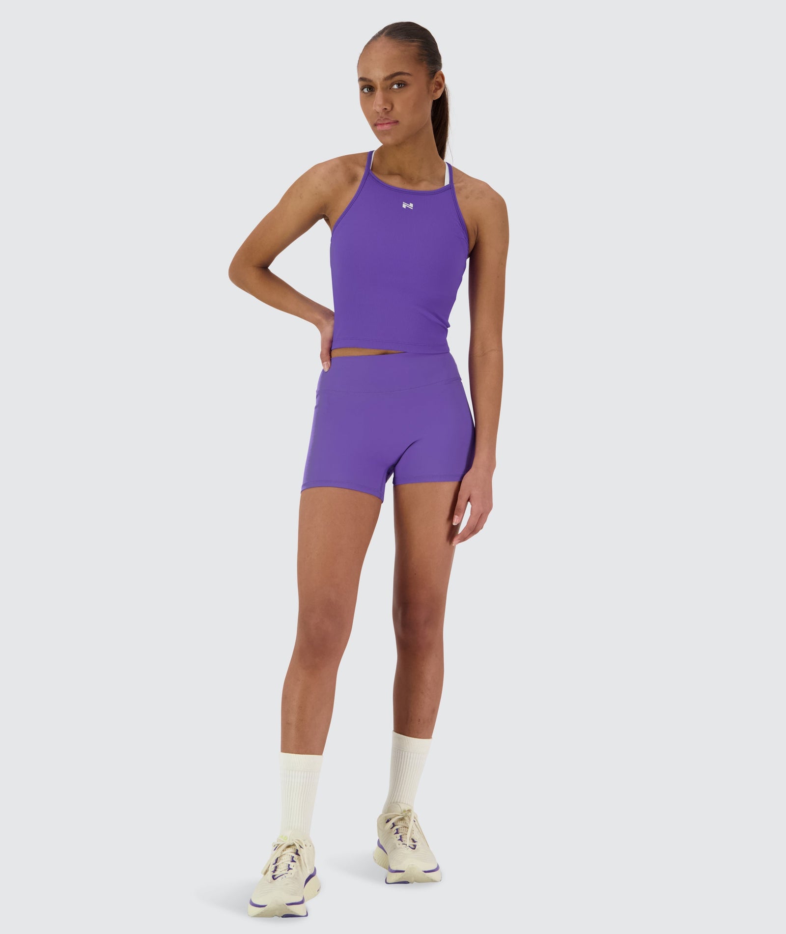 Strappy Ribbed Crop Top