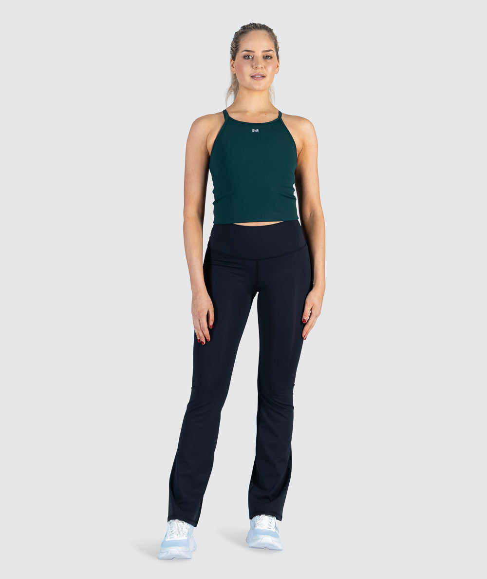 Strappy Ribbed Crop Top