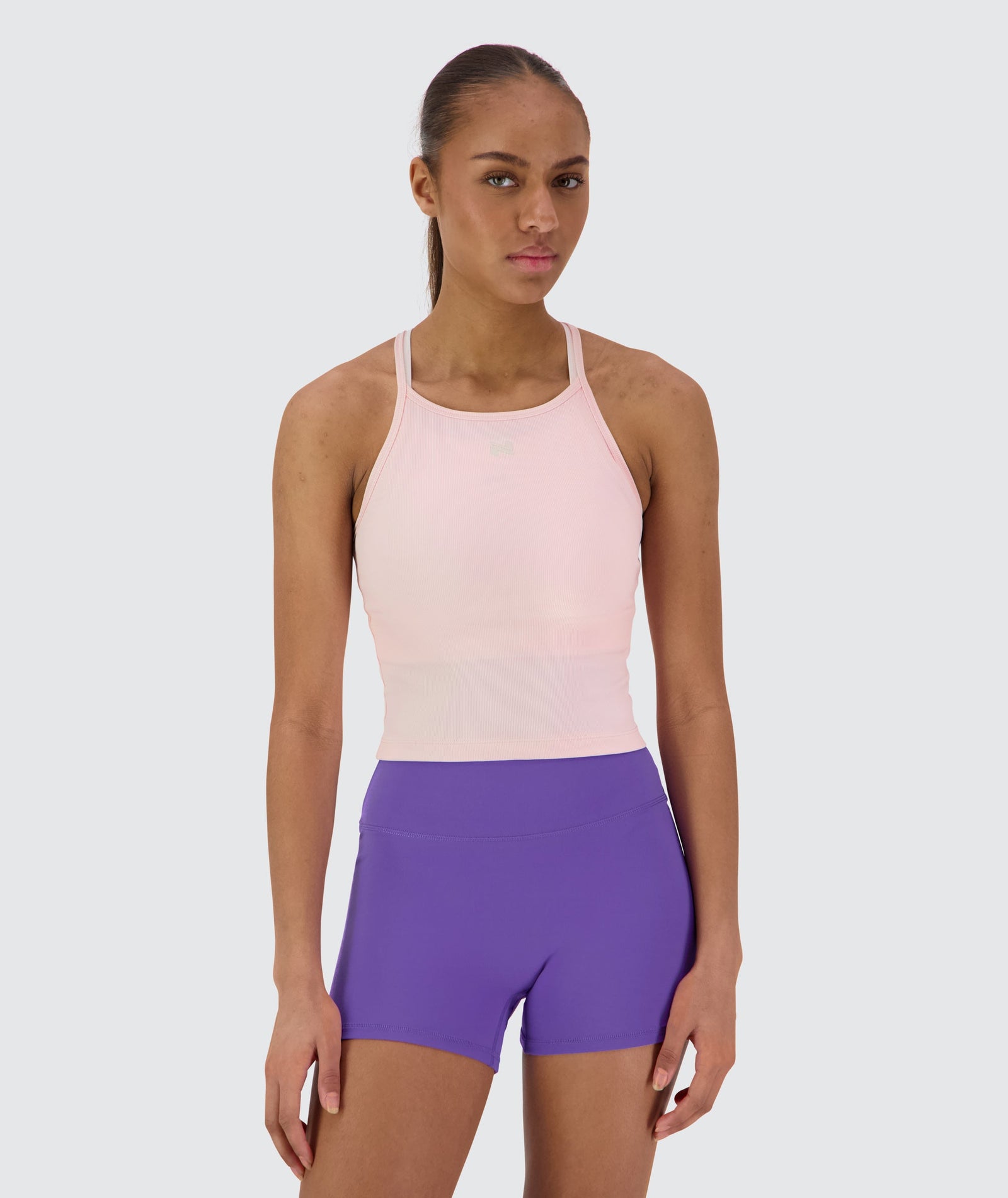 Strappy Ribbed Crop Top